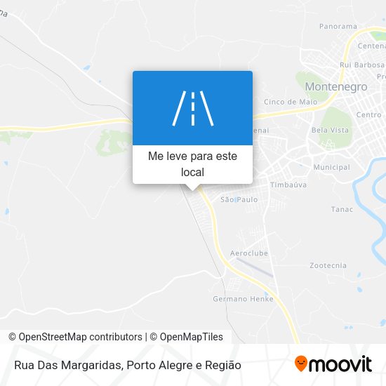 Rua Das Margaridas mapa