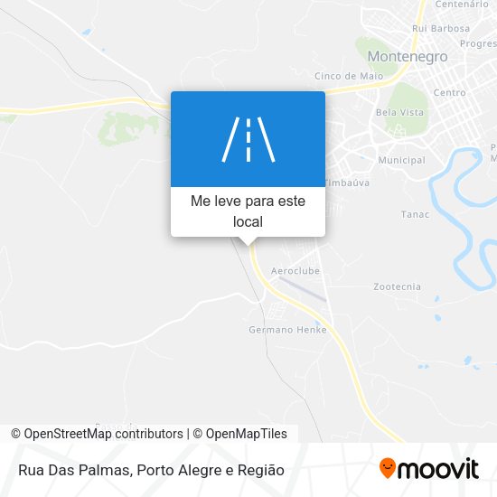 Rua Das Palmas mapa