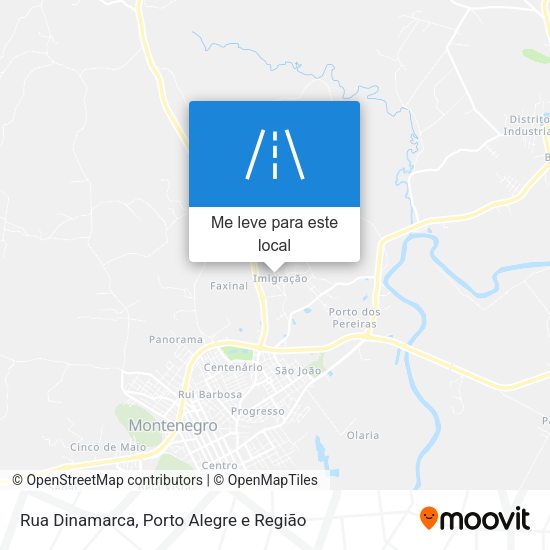 Rua Dinamarca mapa