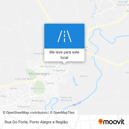 Rua Do Forte mapa