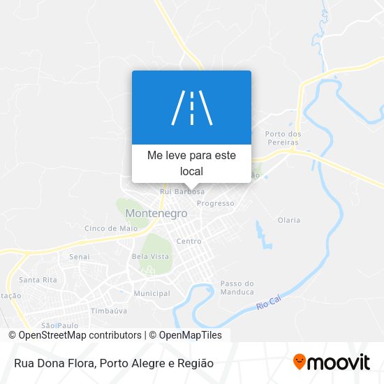 Rua Dona Flora mapa