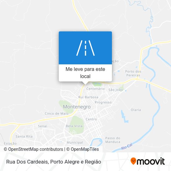 Rua Dos Cardeais mapa