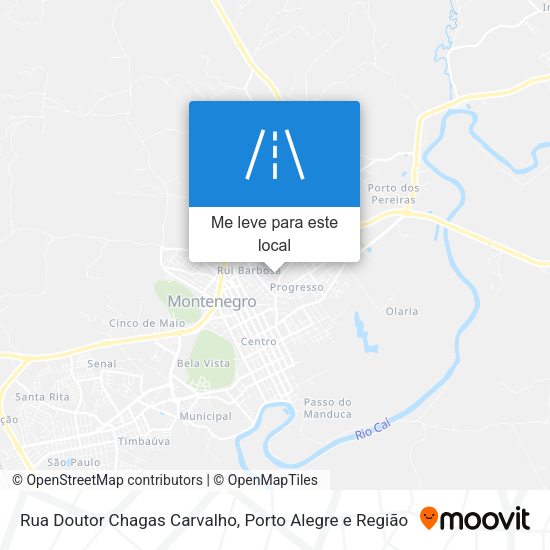 Rua Doutor Chagas Carvalho mapa