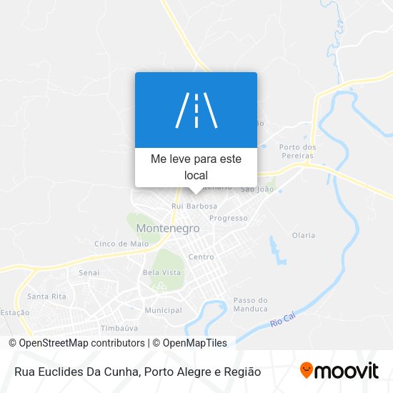 Rua Euclides Da Cunha mapa