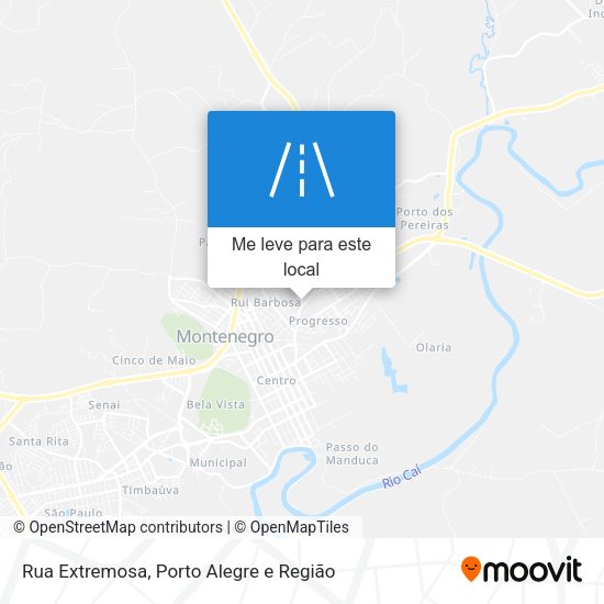 Rua Extremosa mapa