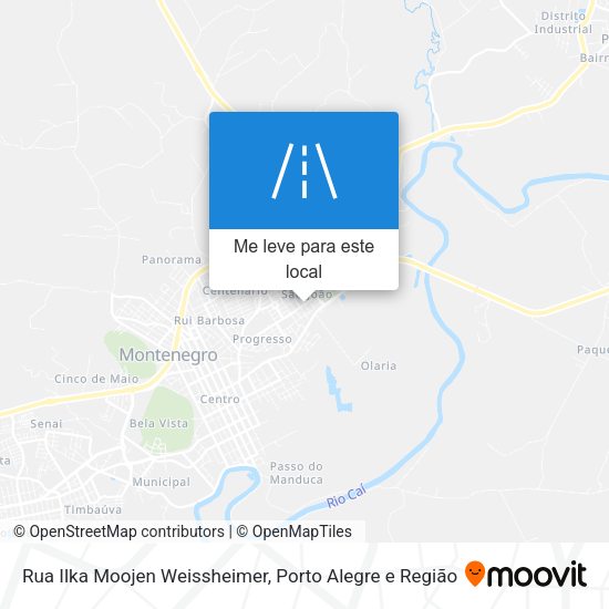 Rua Ilka Moojen Weissheimer mapa