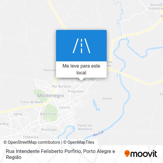 Rua Intendente Felisberto Porfírio mapa