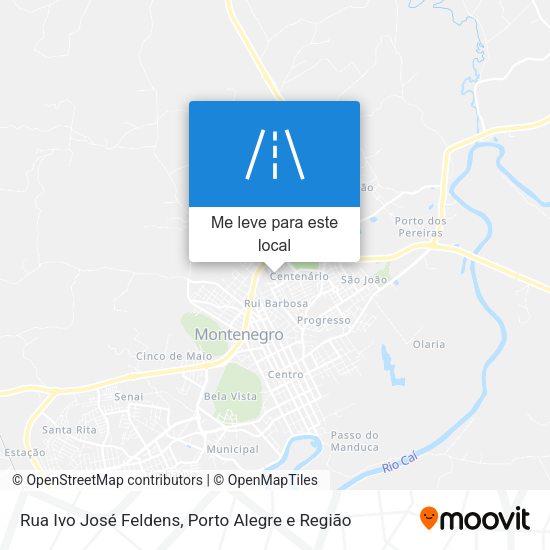Rua Ivo José Feldens mapa