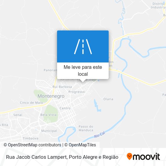 Rua Jacob Carlos Lampert mapa