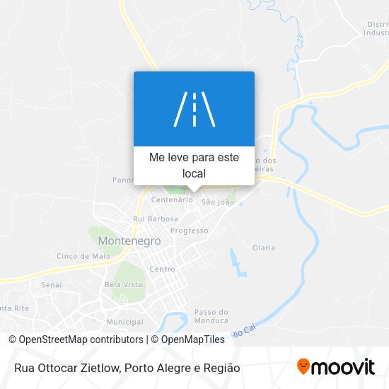Rua Ottocar Zietlow mapa