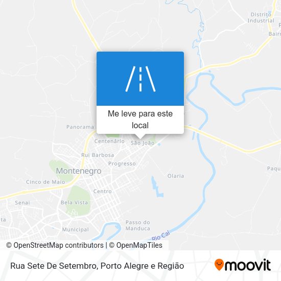 Rua Sete De Setembro mapa
