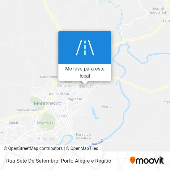 Rua Sete De Setembro mapa