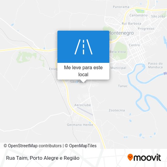 Rua Taim mapa
