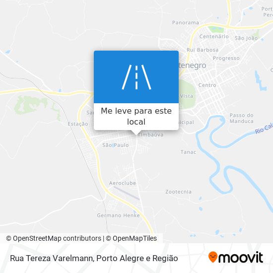 Rua Tereza Varelmann mapa