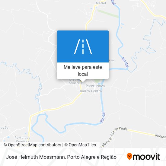 José Helmuth Mossmann mapa