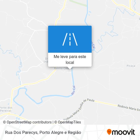 Rua Dos Parecys mapa