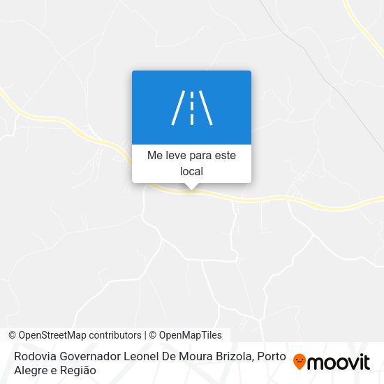 Rodovia Governador Leonel De Moura Brizola mapa