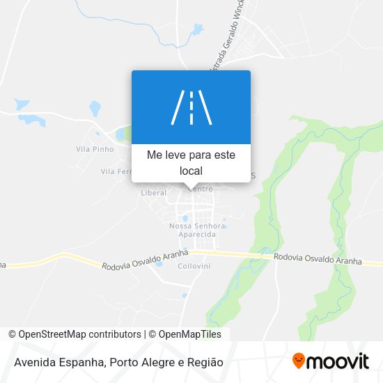 Avenida Espanha mapa