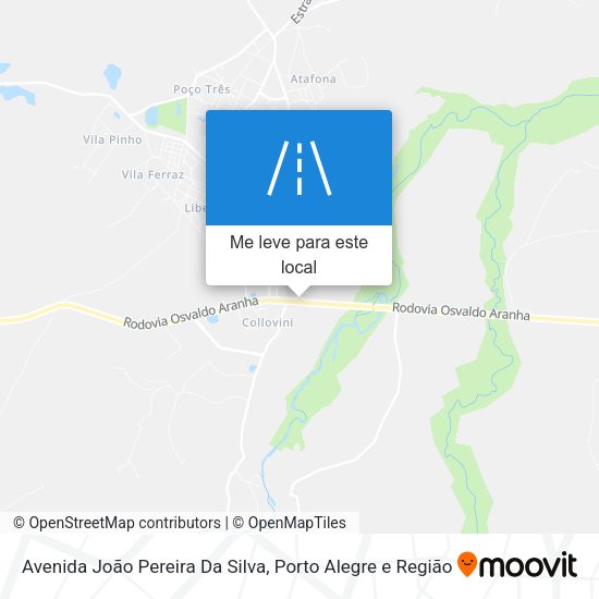 Avenida João Pereira Da Silva mapa