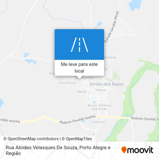 Rua Alcides Velasques De Souza mapa