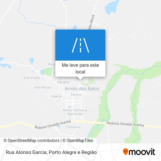 Rua Alonso Garcia mapa