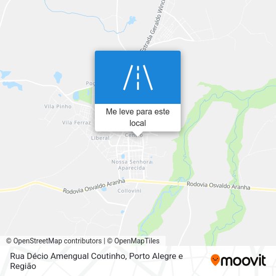 Rua Décio Amengual Coutinho mapa