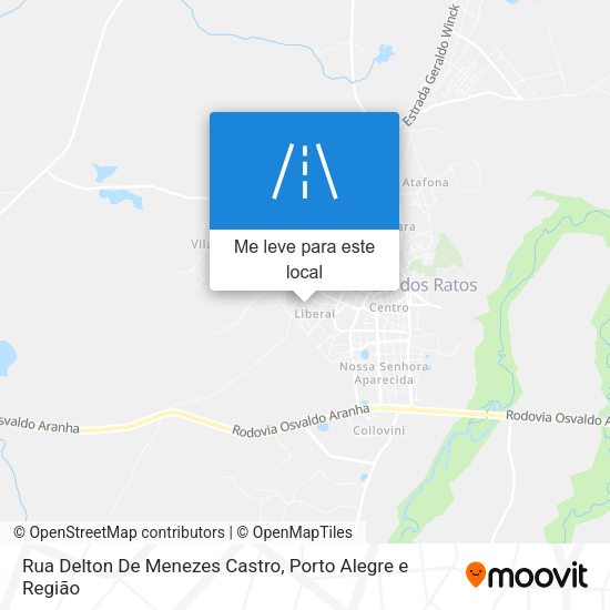 Rua Delton De Menezes Castro mapa