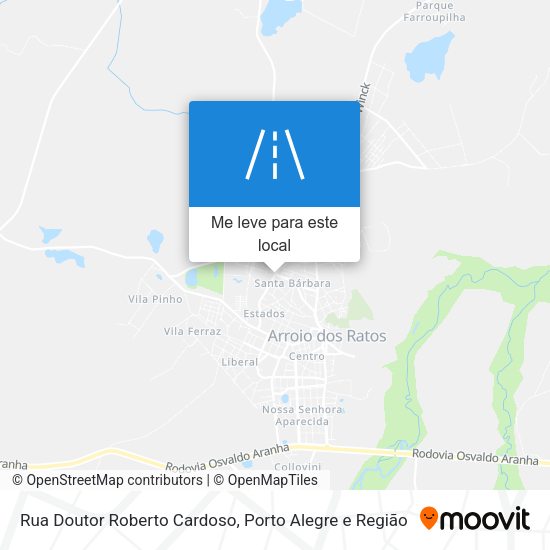 Rua Doutor Roberto Cardoso mapa