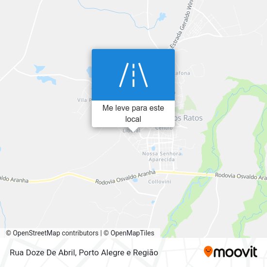Rua Doze De Abril mapa
