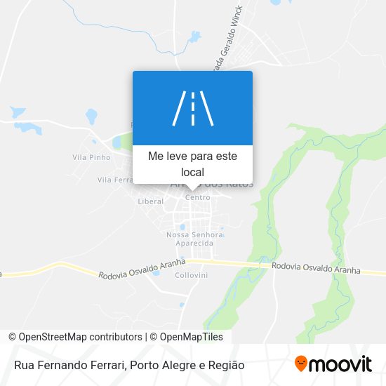 Rua Fernando Ferrari mapa
