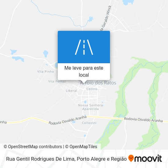 Rua Gentil Rodrigues De Lima mapa
