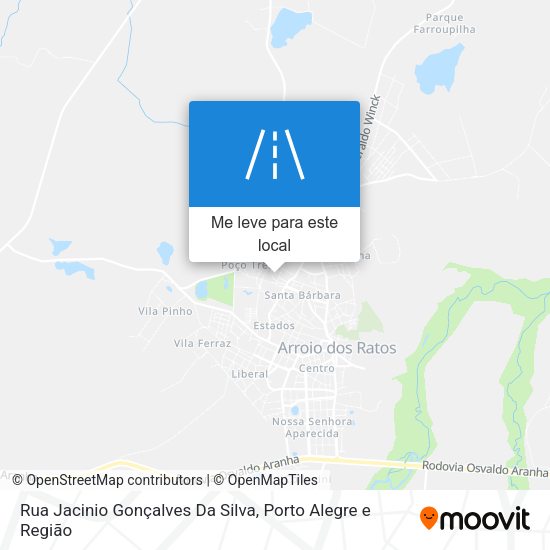 Rua Jacinio Gonçalves Da Silva mapa