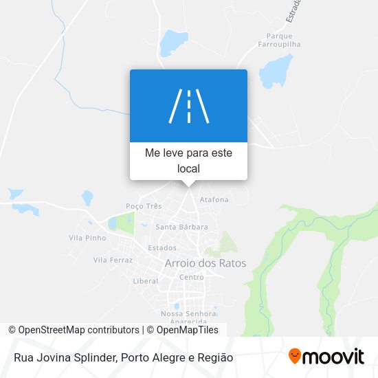 Rua Jovina Splinder mapa