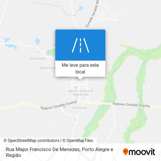 Rua Major Francisco De Menezes mapa