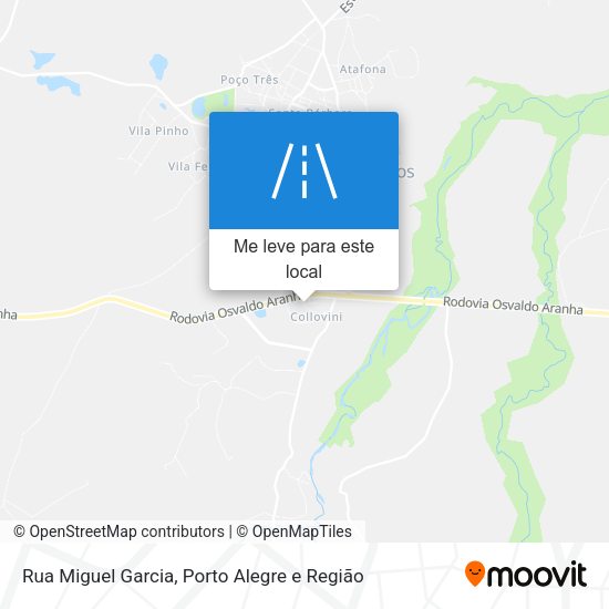 Rua Miguel Garcia mapa