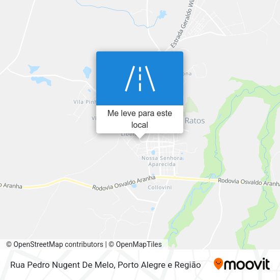 Rua Pedro Nugent De Melo mapa