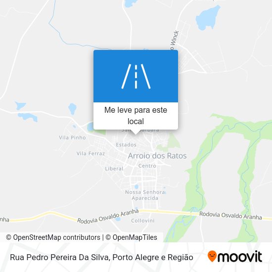 Rua Pedro Pereira Da Silva mapa