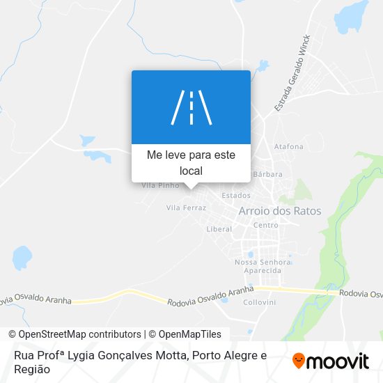 Rua Profª Lygia Gonçalves Motta mapa