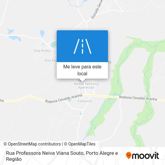 Rua Professora Neiva Viana Souto mapa