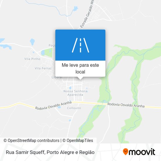 Rua Samir Squeff mapa