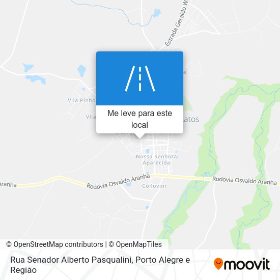 Rua Senador Alberto Pasqualini mapa
