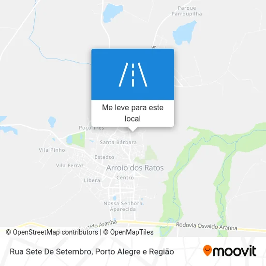 Rua Sete De Setembro mapa