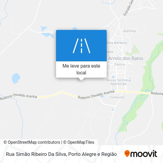 Rua Simão Ribeiro Da Silva mapa