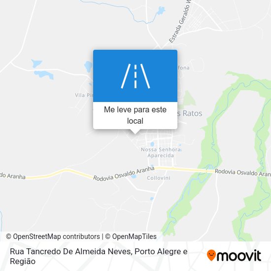 Rua Tancredo De Almeida Neves mapa