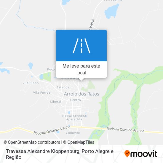 Travessa Alexandre Kloppenburg mapa