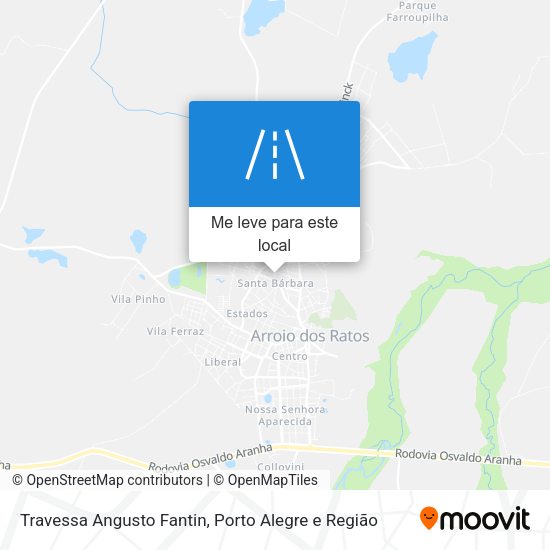 Travessa Angusto Fantin mapa