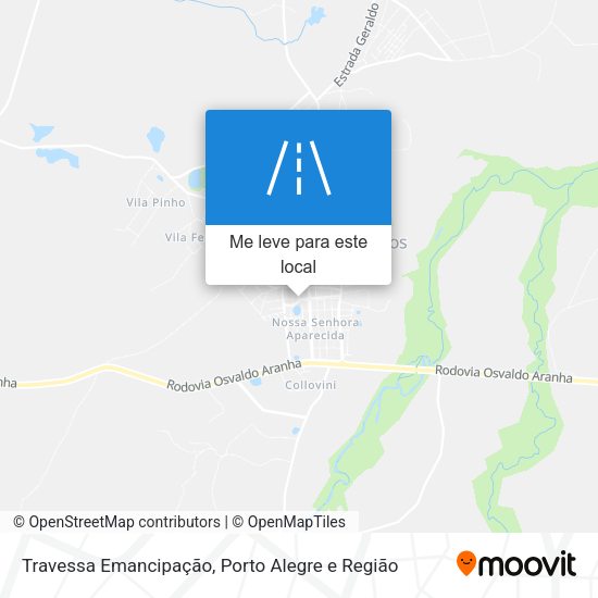 Travessa Emancipação mapa