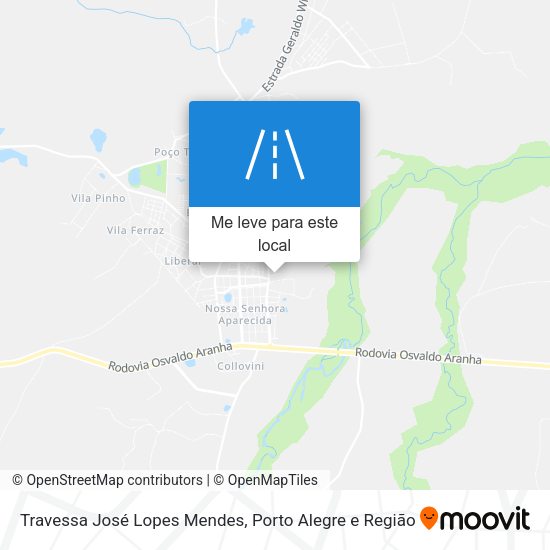 Travessa José Lopes Mendes mapa