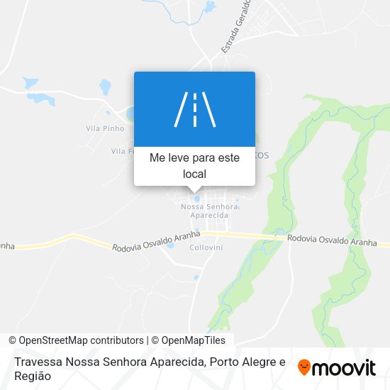 Travessa Nossa Senhora Aparecida mapa