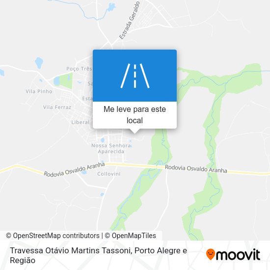 Travessa Otávio Martins Tassoni mapa